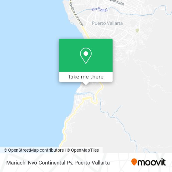Mariachi Nvo Continental Pv map