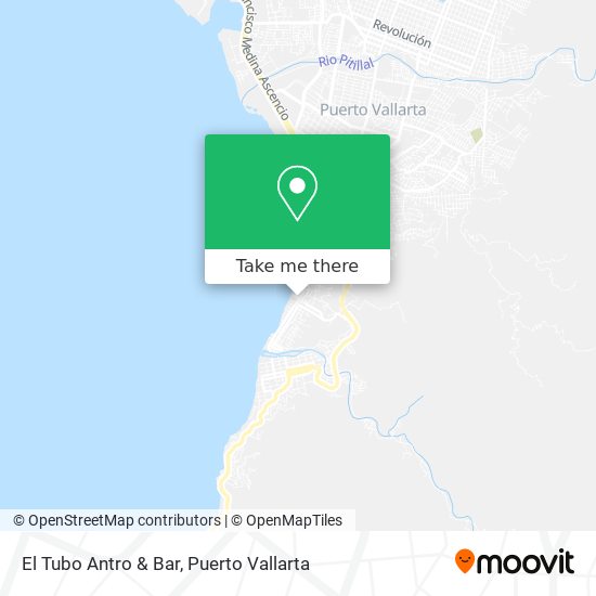 El Tubo Antro & Bar map