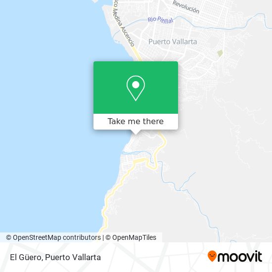 Mapa de El Güero