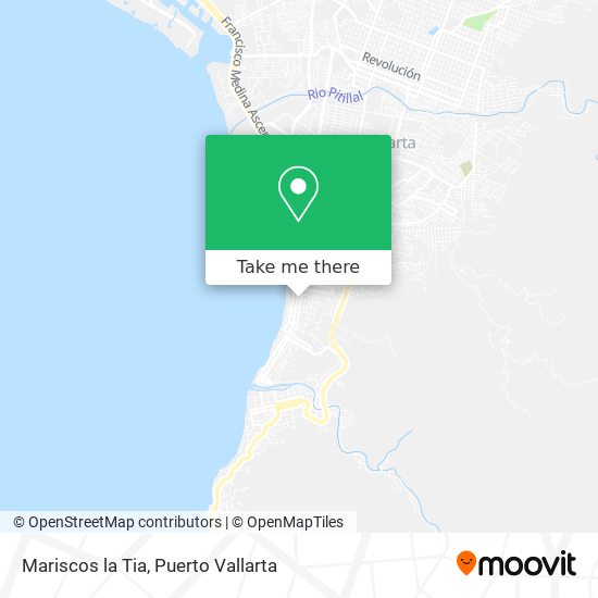 How to get to Mariscos la Tia in Puerto Vallarta by Bus?