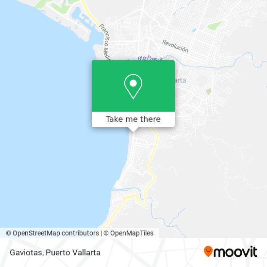Mapa de Gaviotas