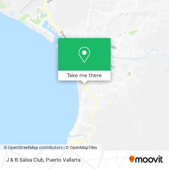 J & B Salsa Club map