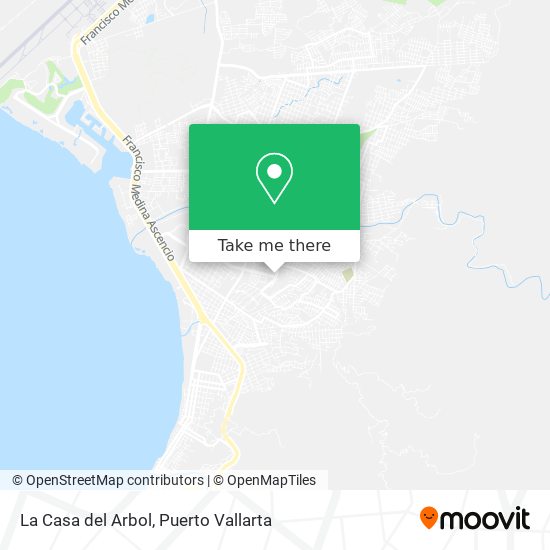 La Casa del Arbol map