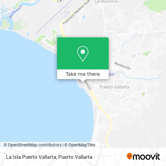 Mapa de La Isla Puerto Vallarta