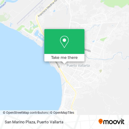 San Marino Plaza map