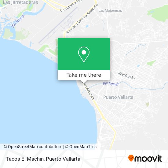 Tacos El Machin map