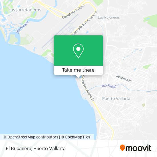 Mapa de El Bucanero