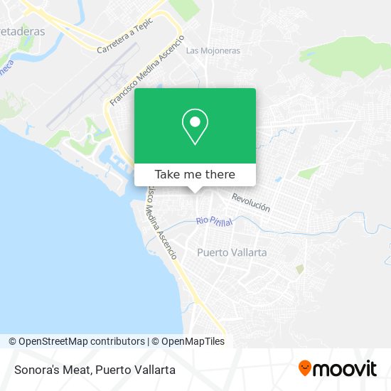 Mapa de Sonora's Meat