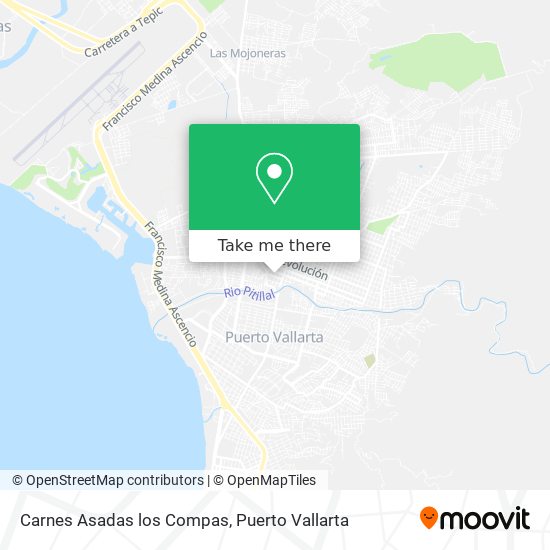 Mapa de Carnes Asadas los Compas