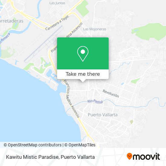 Kawitu Mistic Paradise map