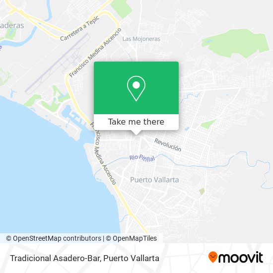 Tradicional Asadero-Bar map