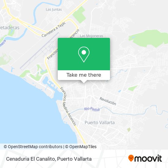 Mapa de Cenaduria El Canalito