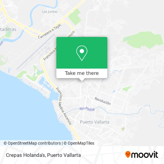 Mapa de Crepas Holanda's
