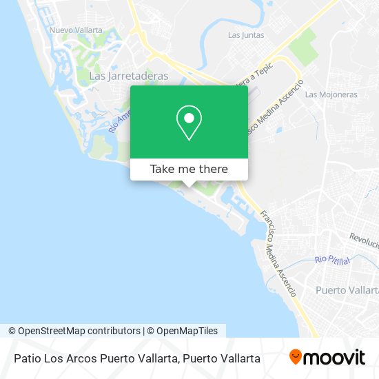Patio Los Arcos Puerto Vallarta map