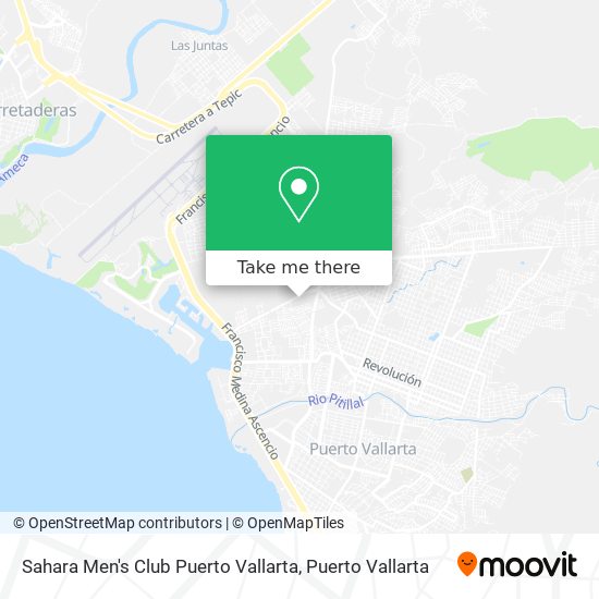 How to get to Sahara Men's Club Puerto Vallarta by Bus?