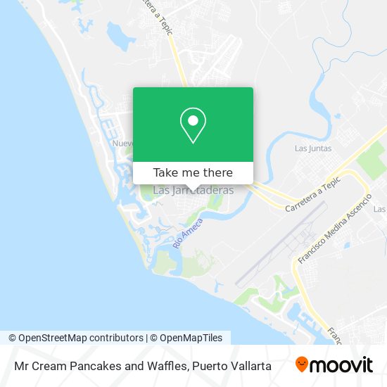 Mr Cream Pancakes and Waffles map