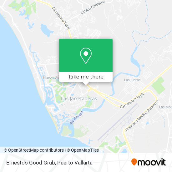 Ernesto's Good Grub map
