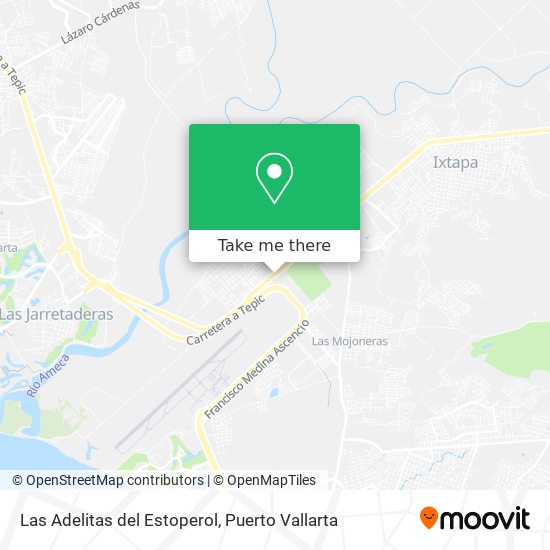 Las Adelitas del Estoperol map