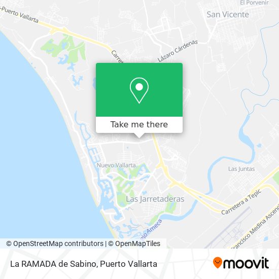 La RAMADA de Sabino map