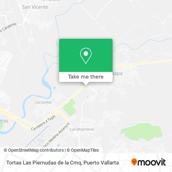 Mapa de Tortas Las Piernudas de la Cmq