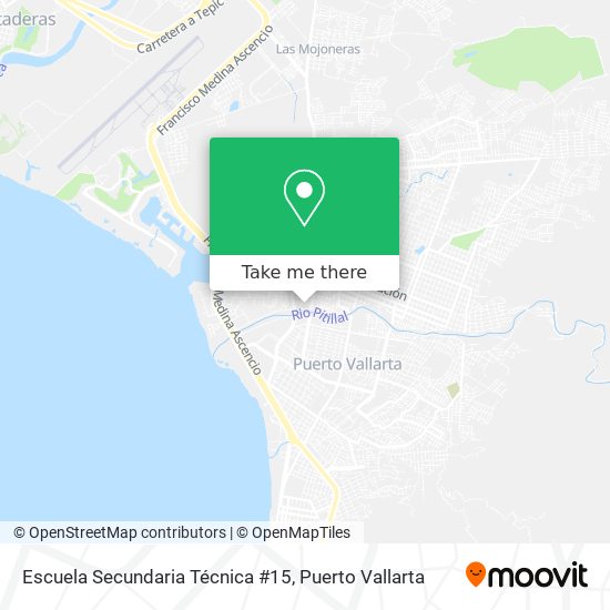 Escuela Secundaria Técnica #15 map