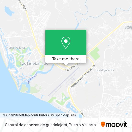 Mapa de Central de cabezas de guadalajará