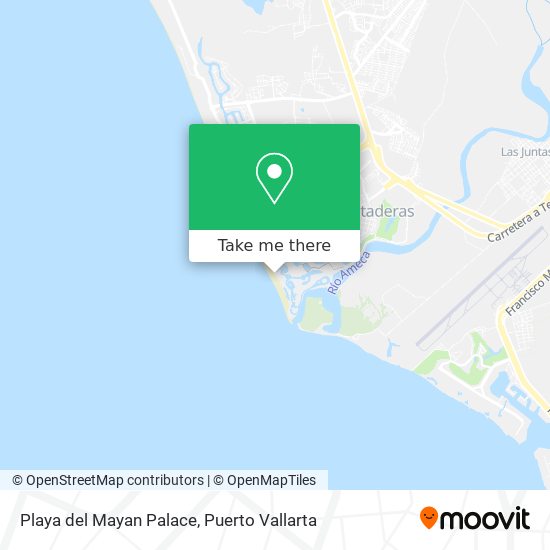 Playa del Mayan Palace map