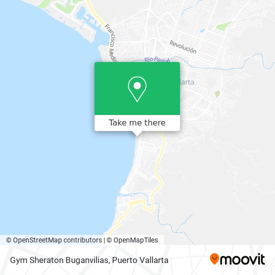 Gym Sheraton Buganvilias map