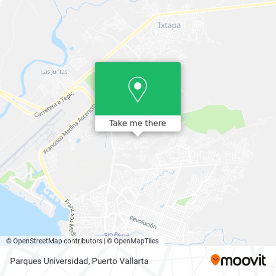 Mapa de Parques Universidad