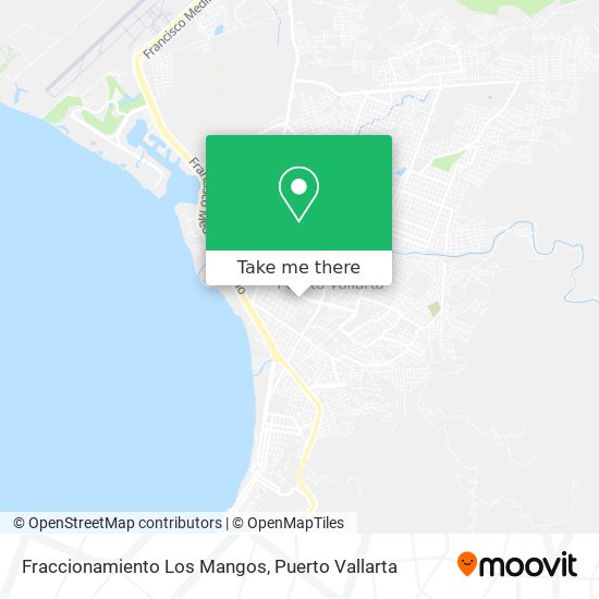 Mapa de Fraccionamiento Los Mangos
