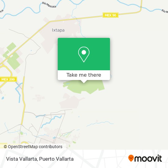 Vista Vallarta map