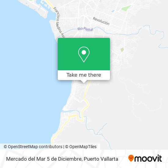 Mercado del Mar 5 de Diciembre map