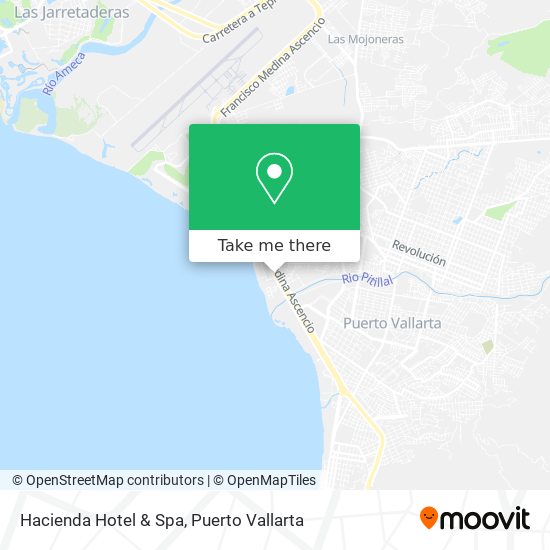 Hacienda Hotel & Spa map