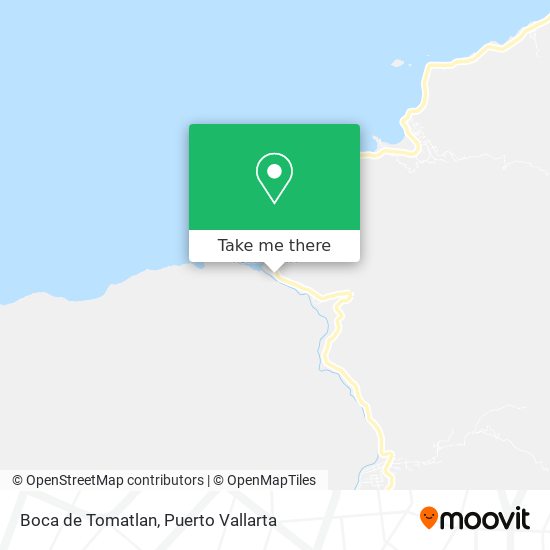 Boca de Tomatlan map