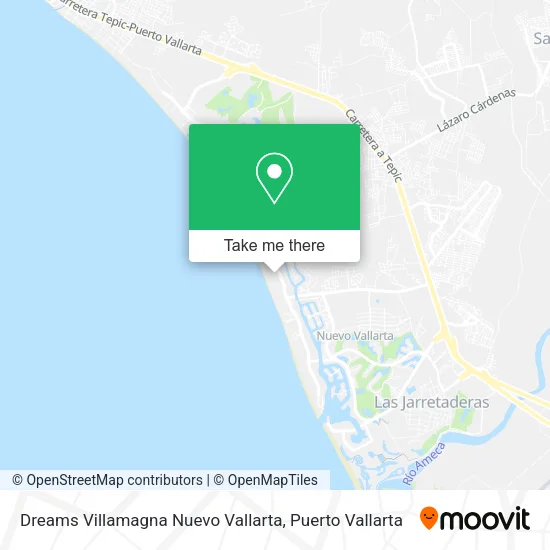 Mapa de Dreams Villamagna Nuevo Vallarta