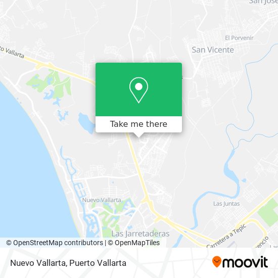 Nuevo Vallarta map