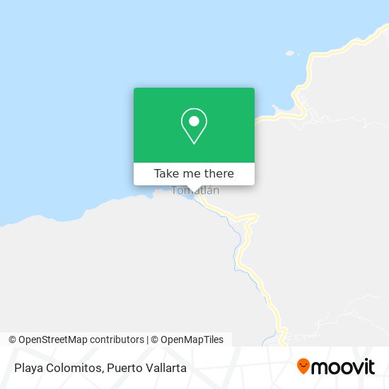 Playa Colomitos map