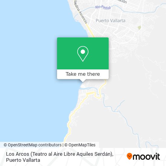 Los Arcos (Teatro al Aire Libre Aquiles Serdán) map