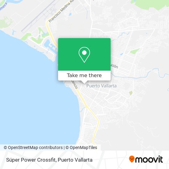 Mapa de Súper Power Crossfit