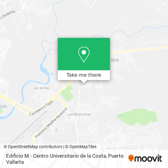 Edificio M - Centro Universitario de la Costa map