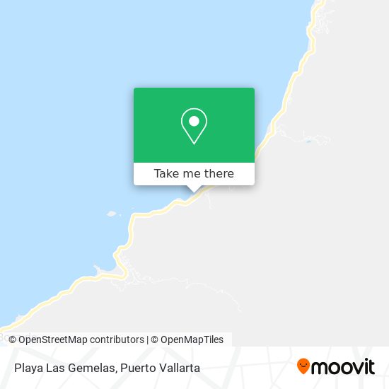 Playa Las Gemelas map