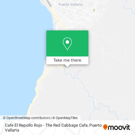 Mapa de Cafe El Repollo Rojo - The Red Cabbage Cafe