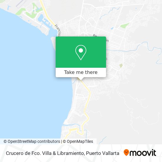 Mapa de Crucero de Fco. Villa & Libramiento