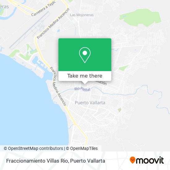 Fraccionamiento Villas Rio map