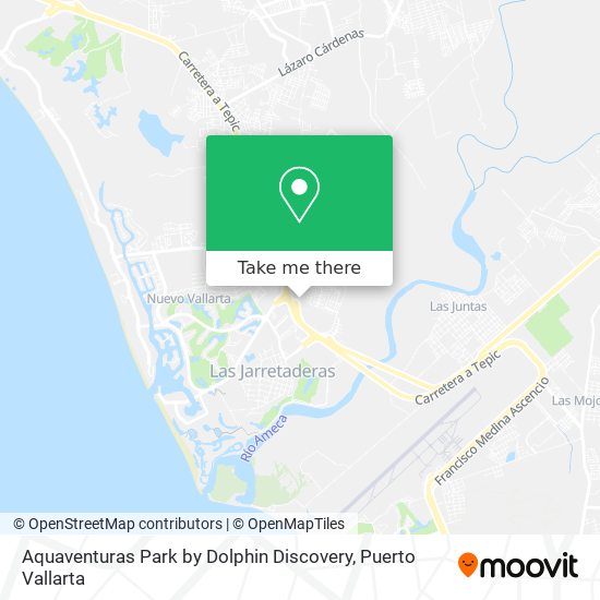 Mapa de Aquaventuras Park by Dolphin Discovery