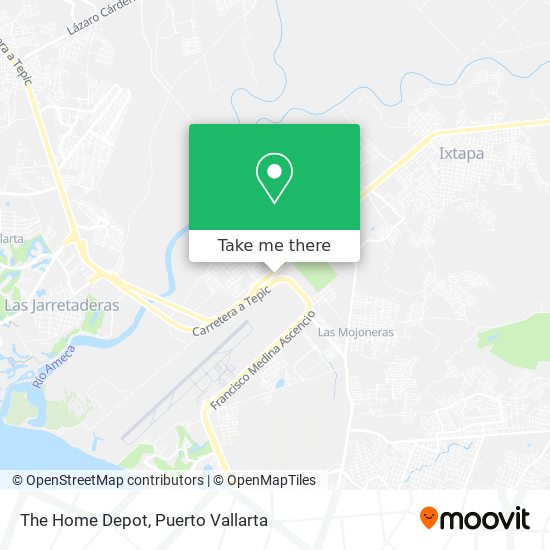 How to get to The Home Depot in Puerto Vallarta by Bus?