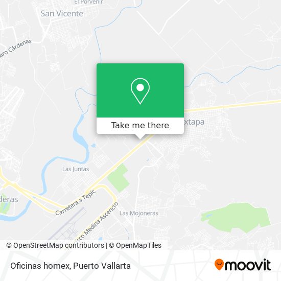 Oficinas homex map