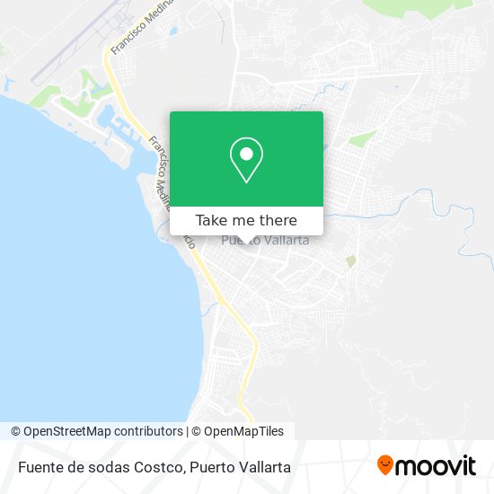 Fuente de sodas Costco map