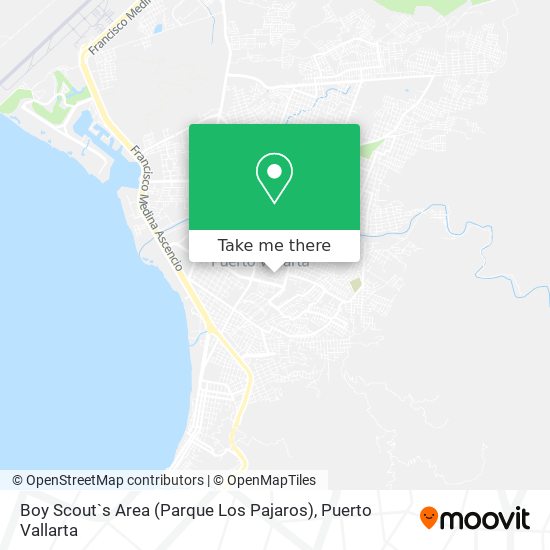 Boy Scout`s Area (Parque Los Pajaros) map