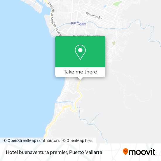 Hotel buenaventura premier map